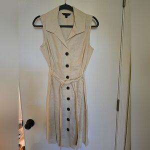 Brooks Brothers Cream Midi Dress